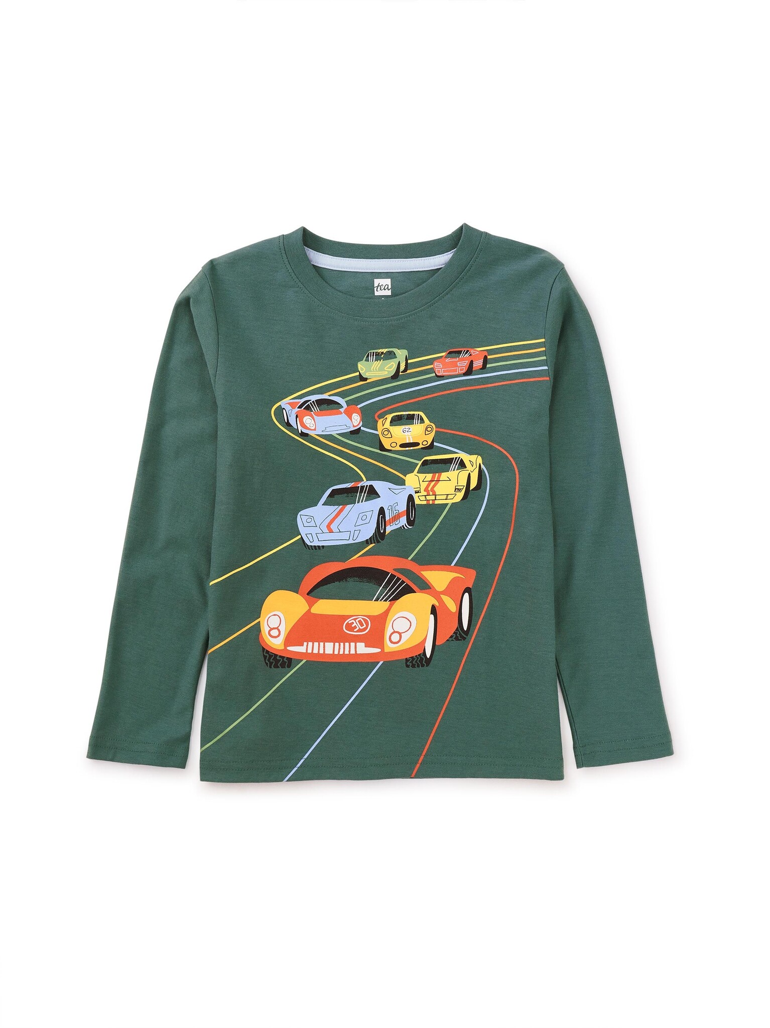 Tea Collection Silver Pine Le Mans Race Graphic Tee
