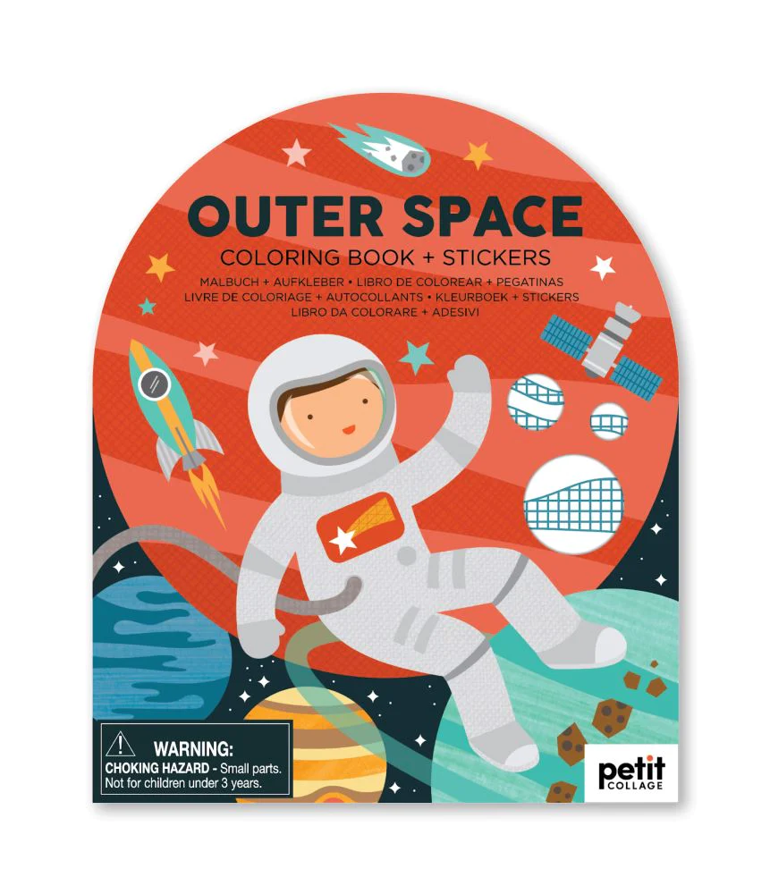 hachette book group Coloring Book w/Stickers-Outer Space