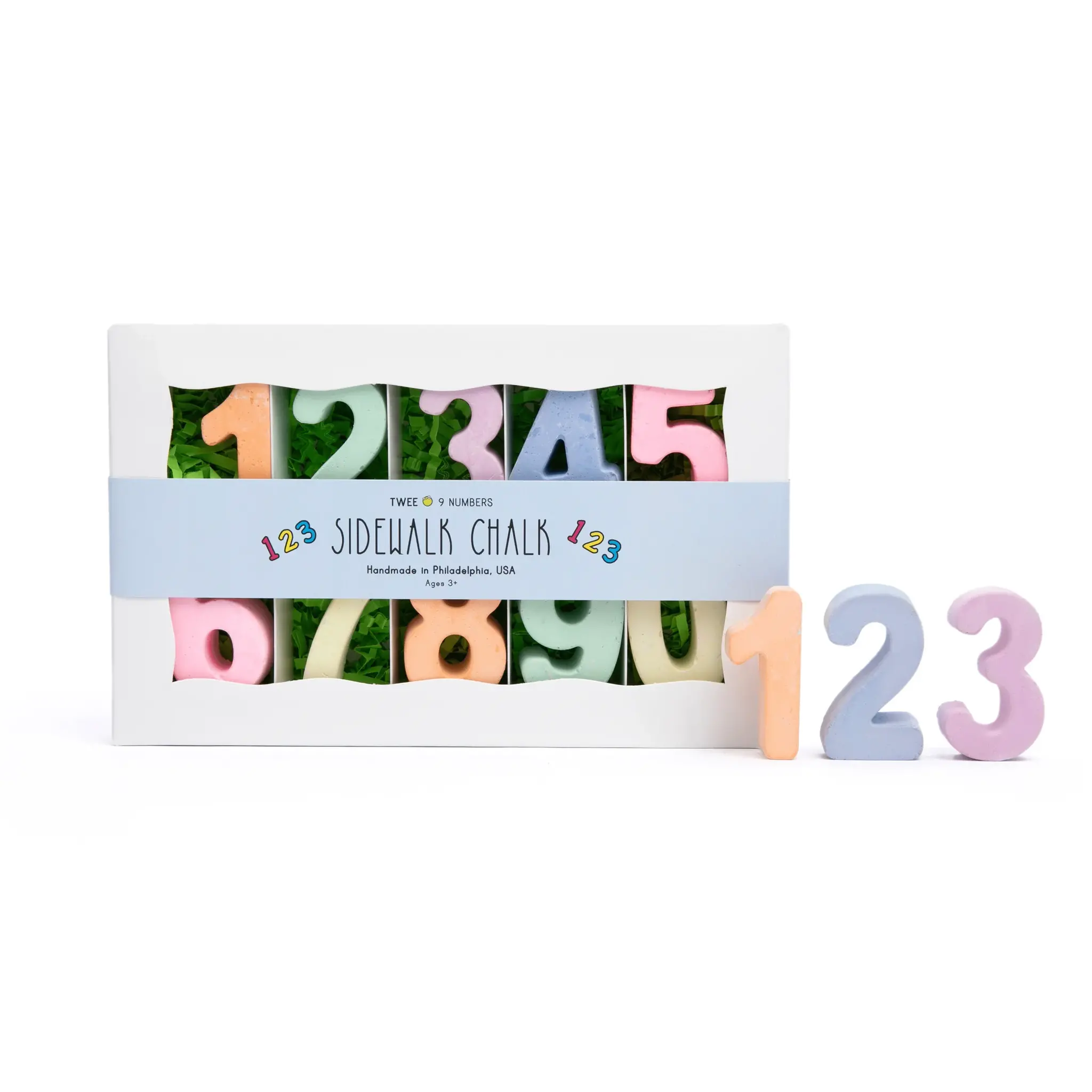 Twee Numbers Sidewalk Chalk