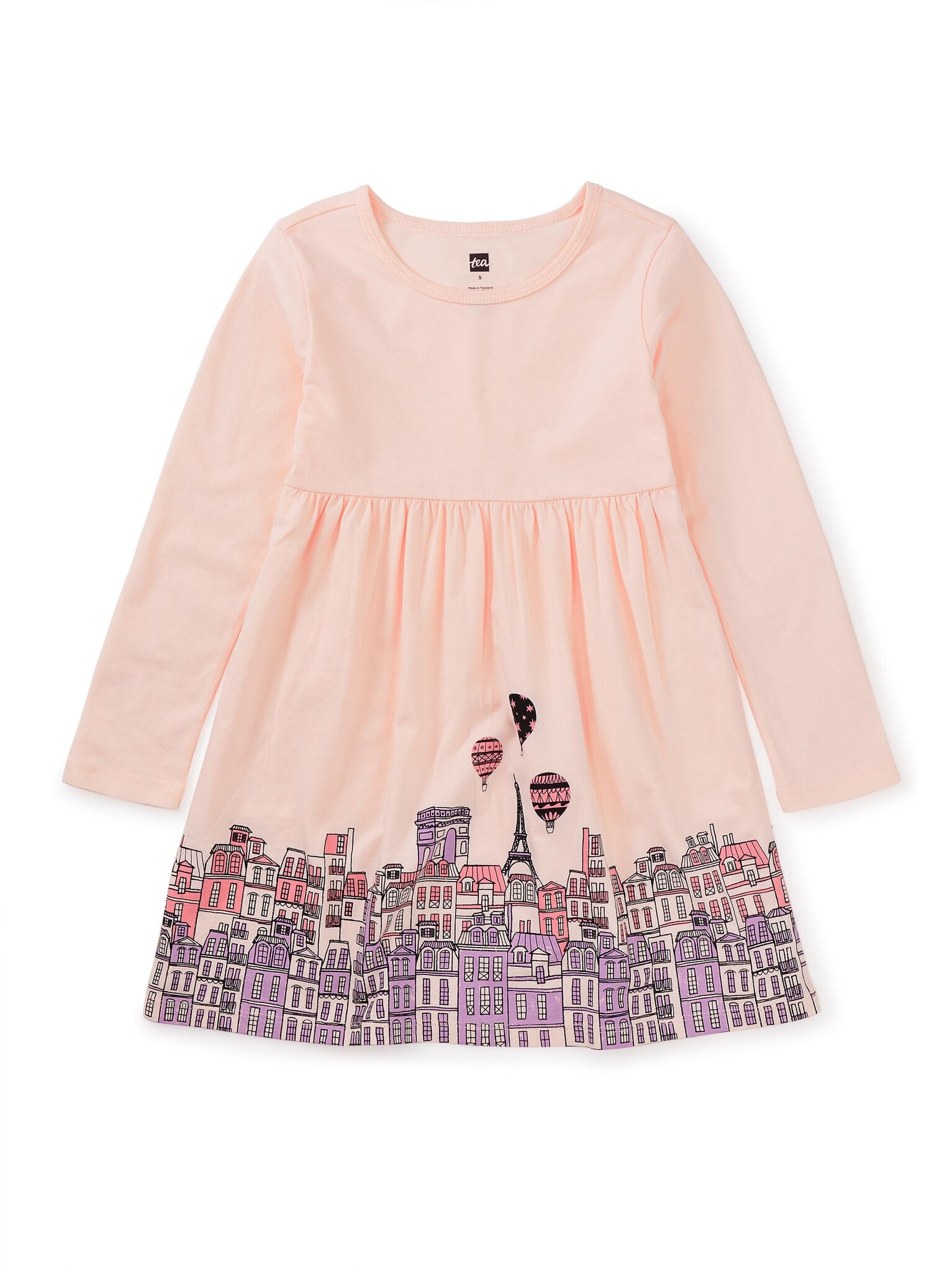 Tea Collection Creole Pink City Of Lights Skirted Dress