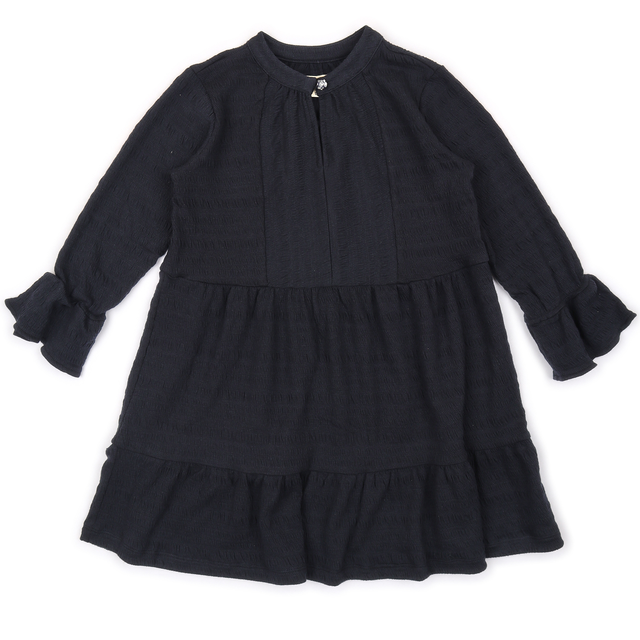 Forever Young Navy Textured Dress