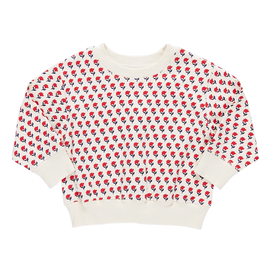 Tiny Flowers Sweatshirt - Polliwogs Children's Boutique