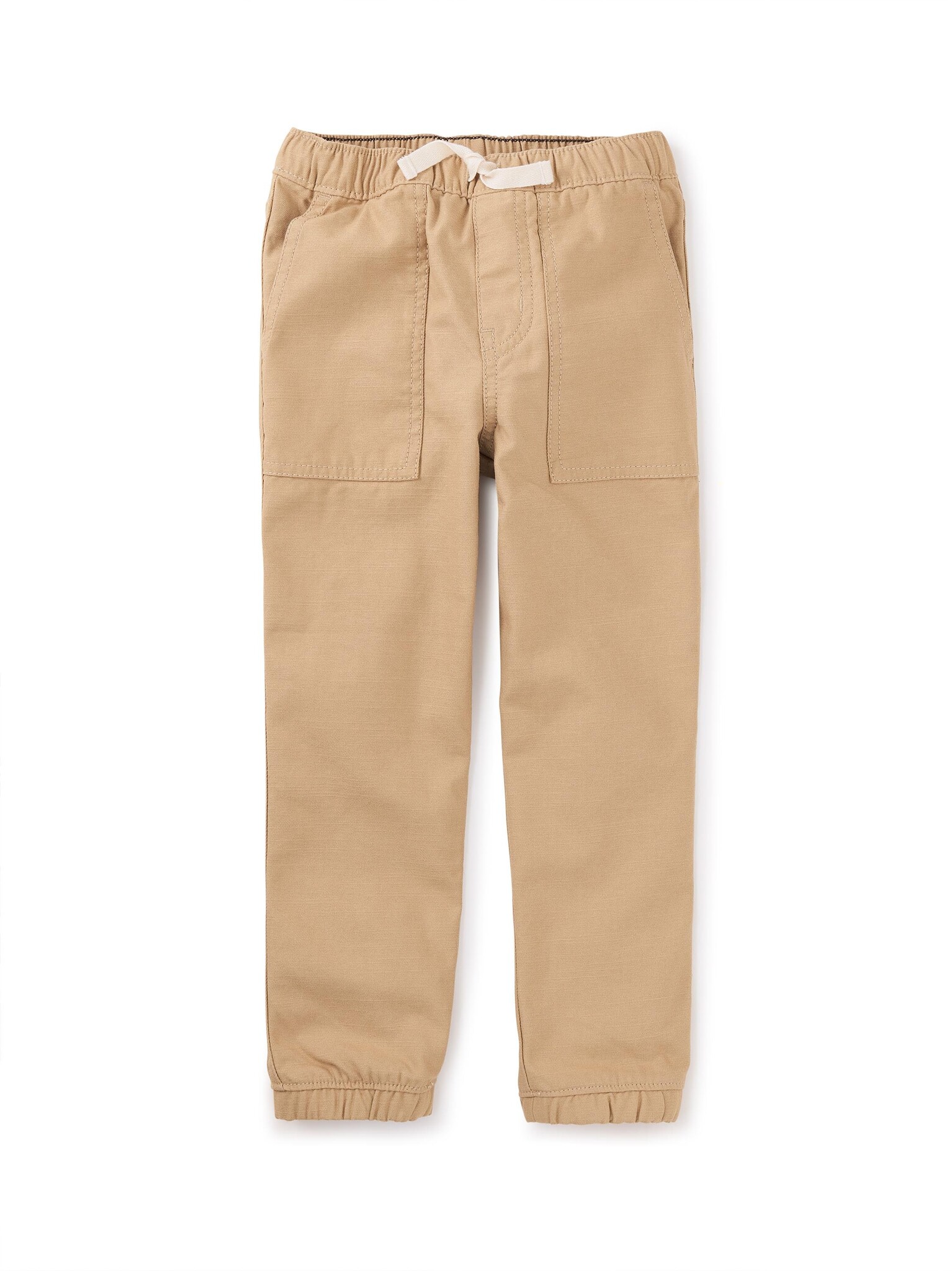 Tea Collection Khaki Game On Reverse Twill Joggers