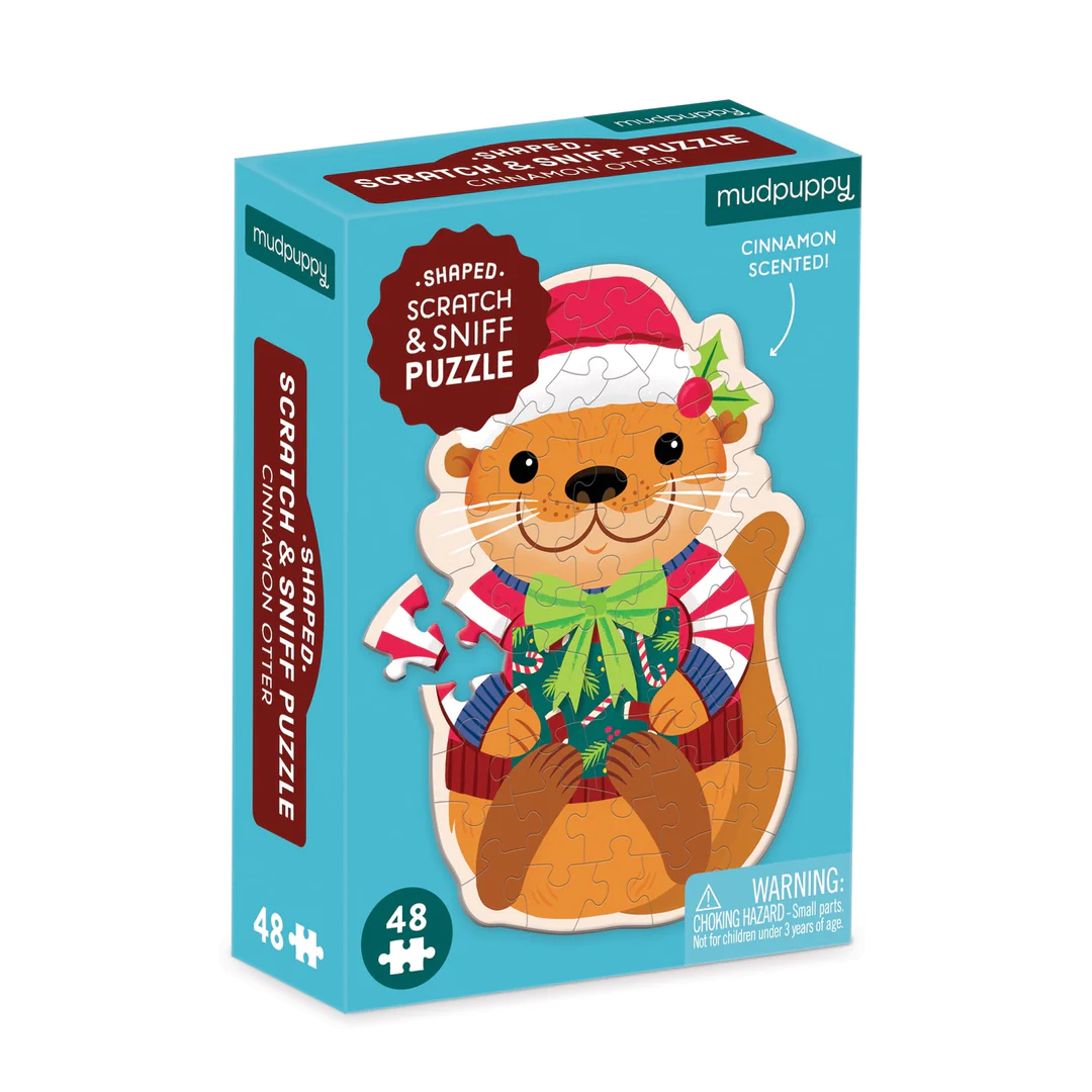 mudpuppy Cinnamon Otter 48 piece Puzzle
