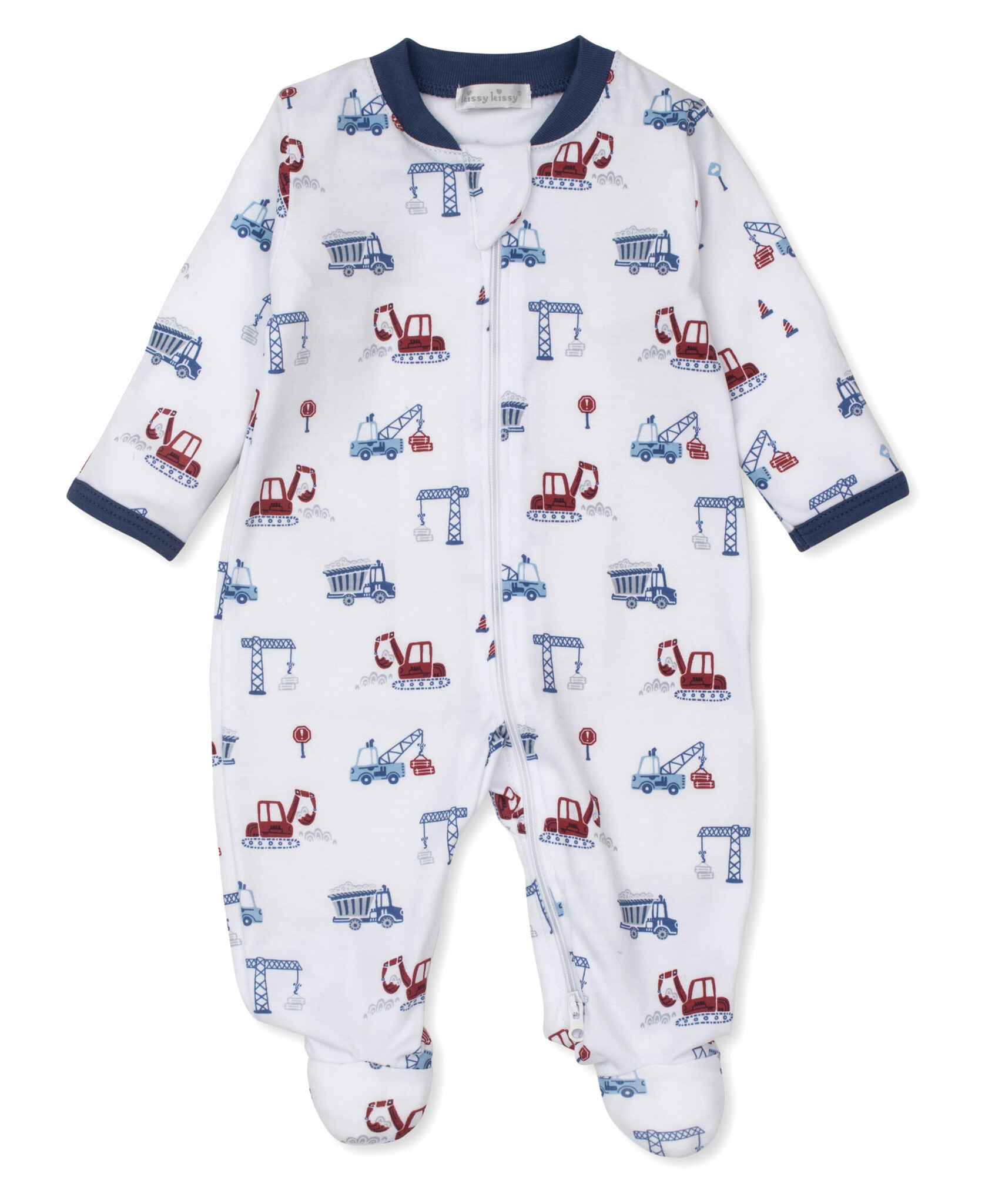 Kissy Kissy Building Site Footie w/Zip