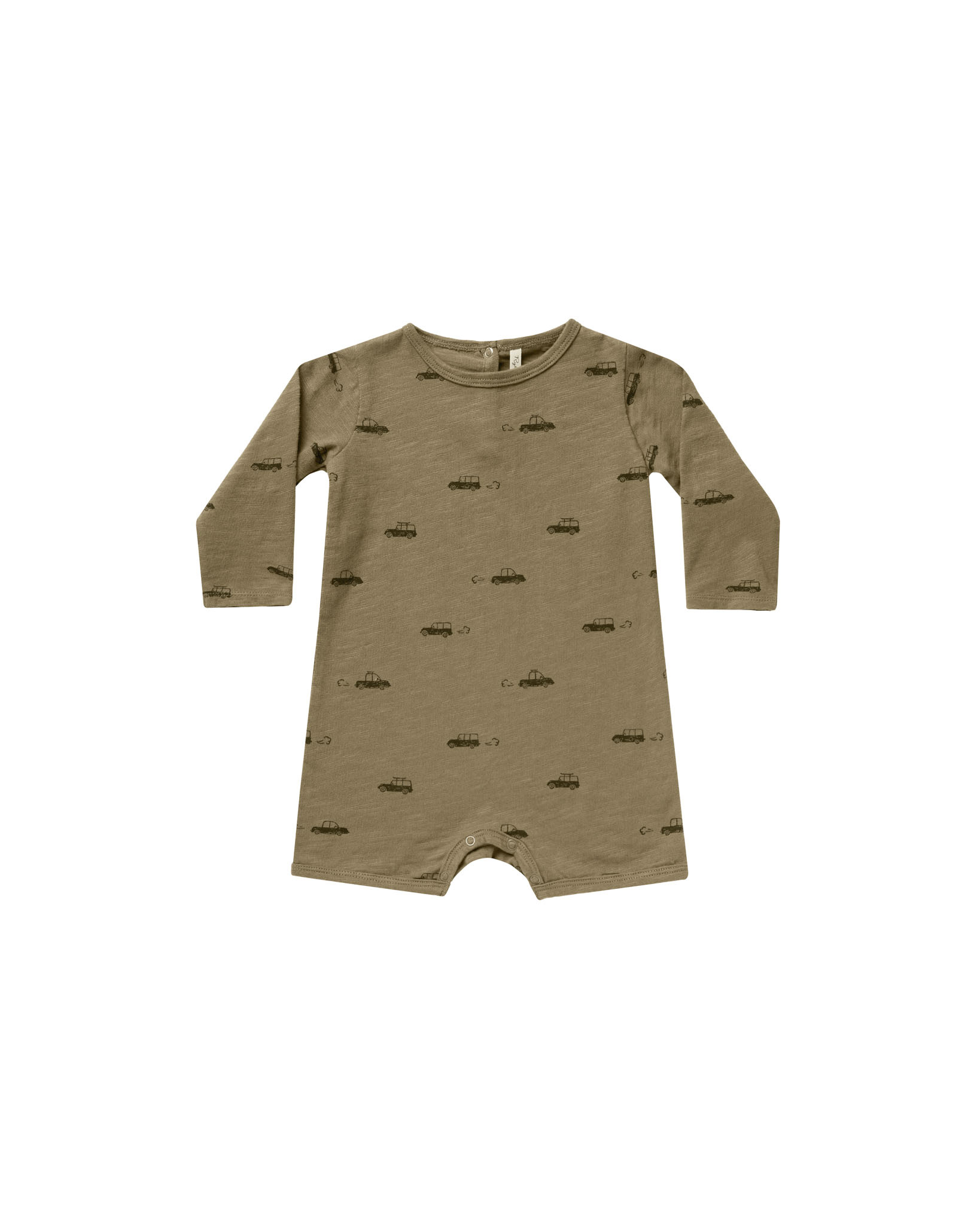 Rylee & Cru Moss L/S Dash Romper-Cars Rylee & Cru Moss L/S Dash Romper-Cars