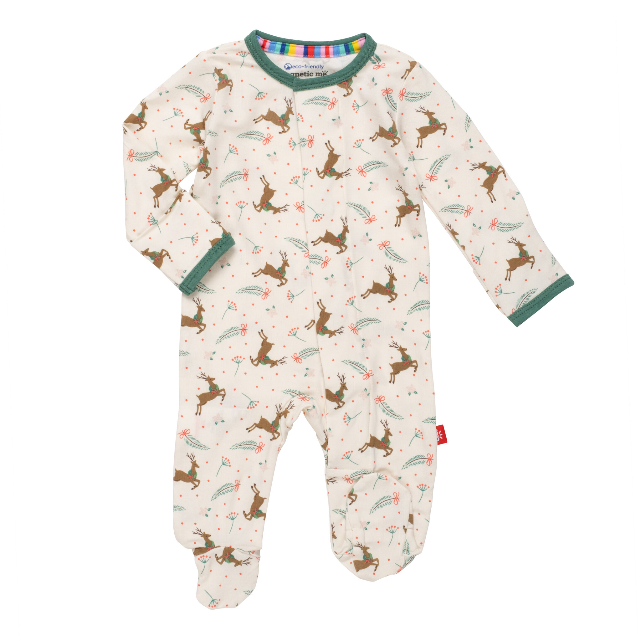 Magnificent Baby Merry & Bright Footie