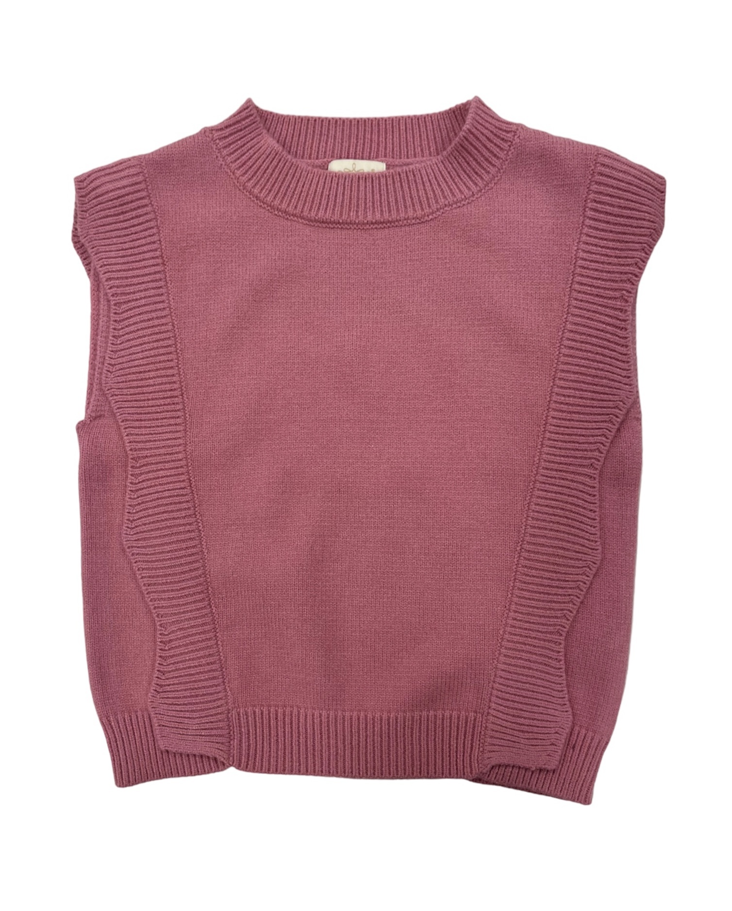 Creamie Cashmere Rose Slipover Knit Top