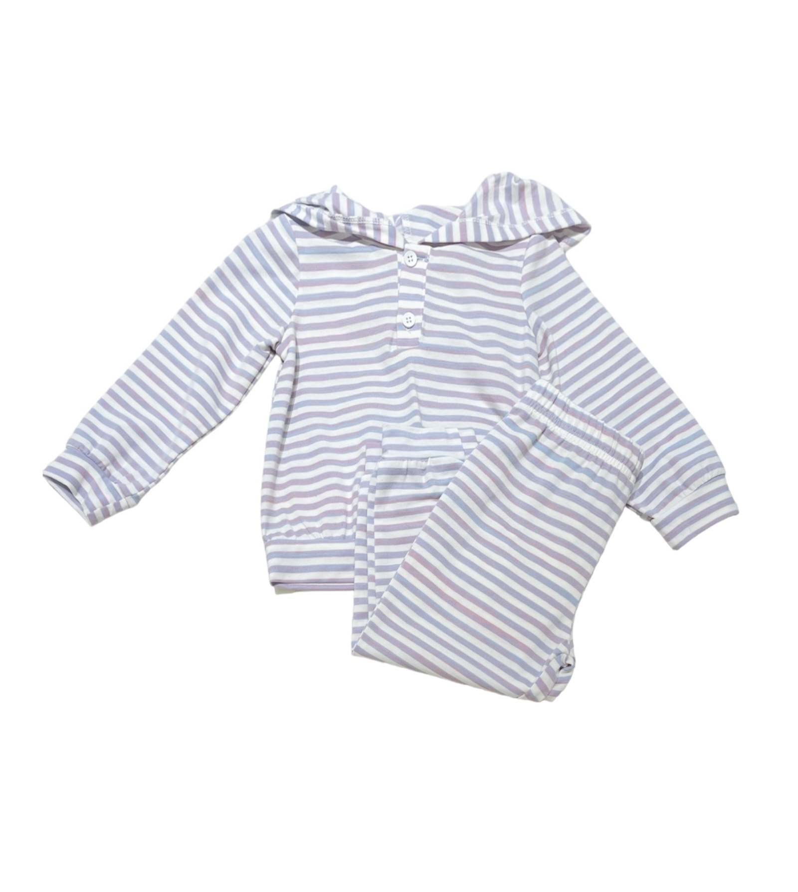 Mabel and Honey White Elise Knit 2 pc Set