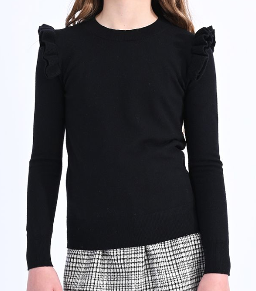 Mini Molly Black Knit Sweater Mini Molly Black Knit Sweater