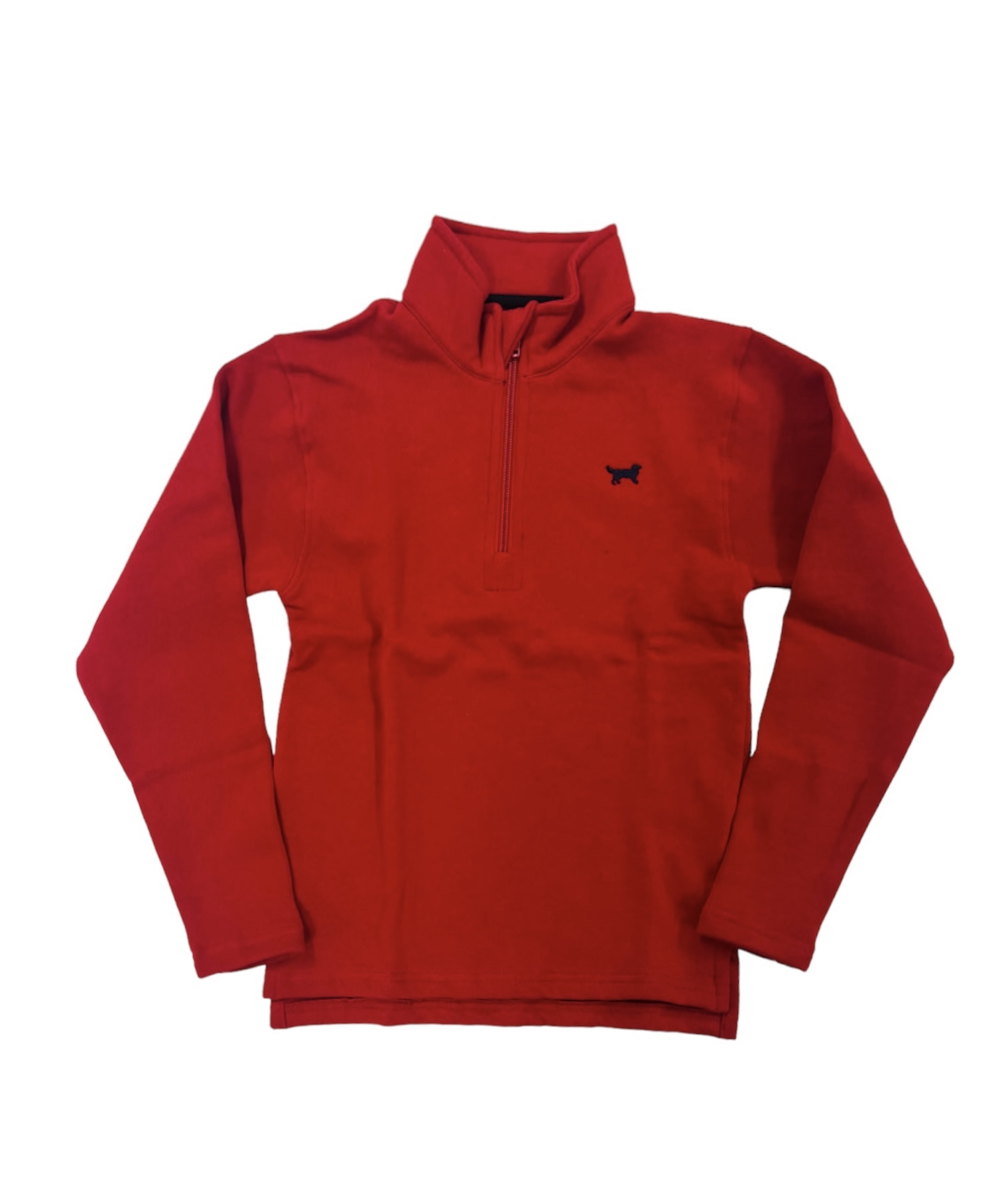 Jack Thomas 1/4 Zip Bullseye Red Fleece