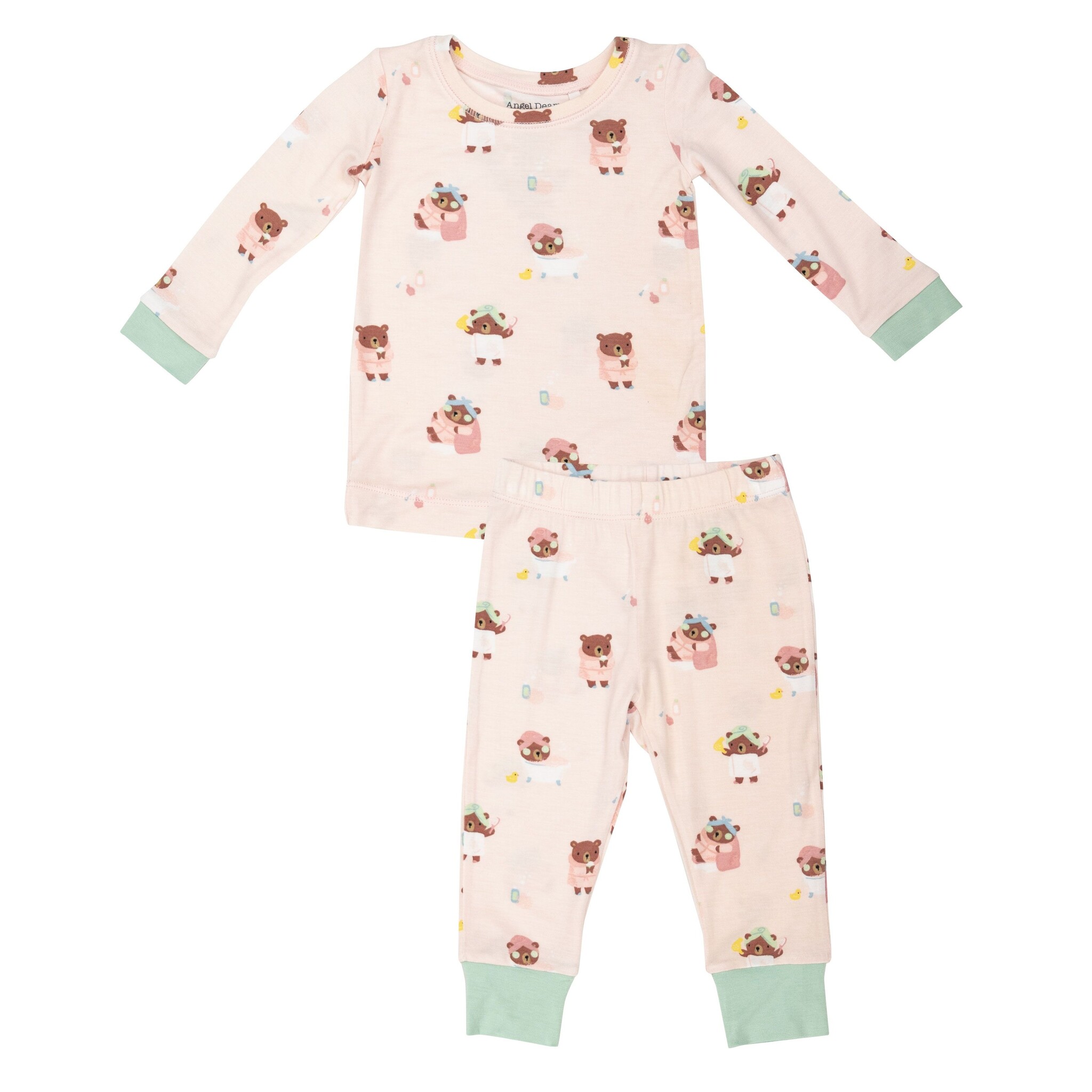 Angel Dear Pink L/S Spa Day Loungewear
