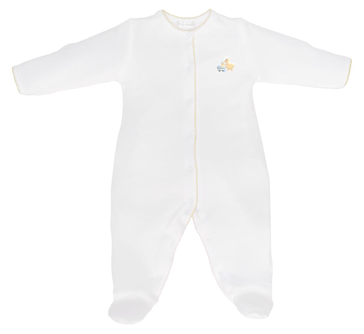 White Bubble Baby Footie main image 0