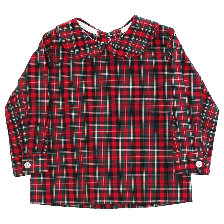 Bailey Boys Frasier Plaid Piped Shirt