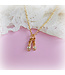 Enamel Ballerina Shoes Necklace