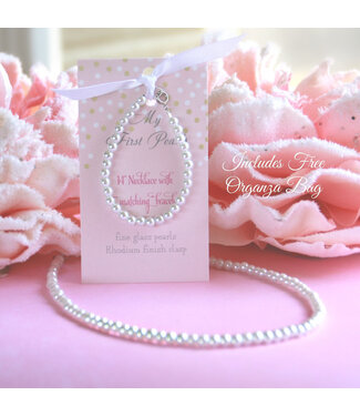 First Pearls Necklace and Bracelet Set