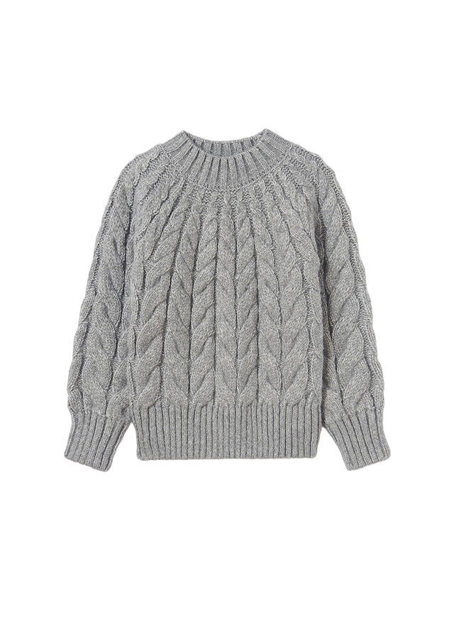 Mayoral Silver Knit Sweater