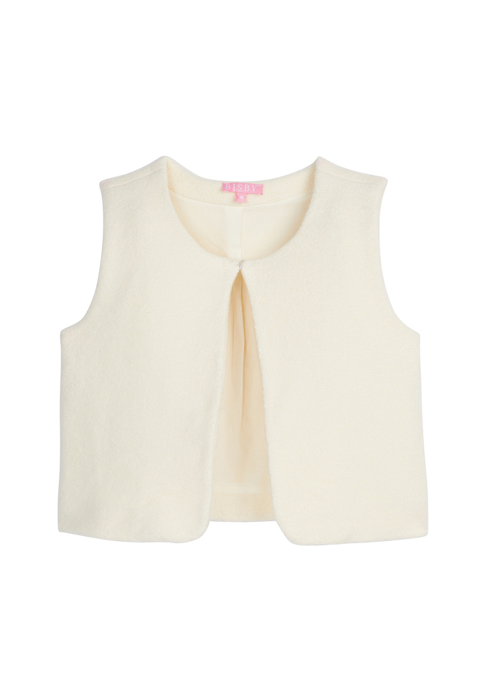 Bisby Cream Sherpa Vest