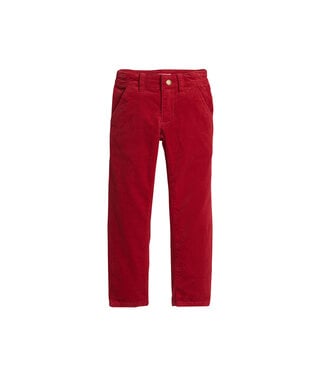 Bisby Red Velvet Twiggy Pants