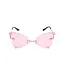 Pink Crystal Butterfly Sunglass