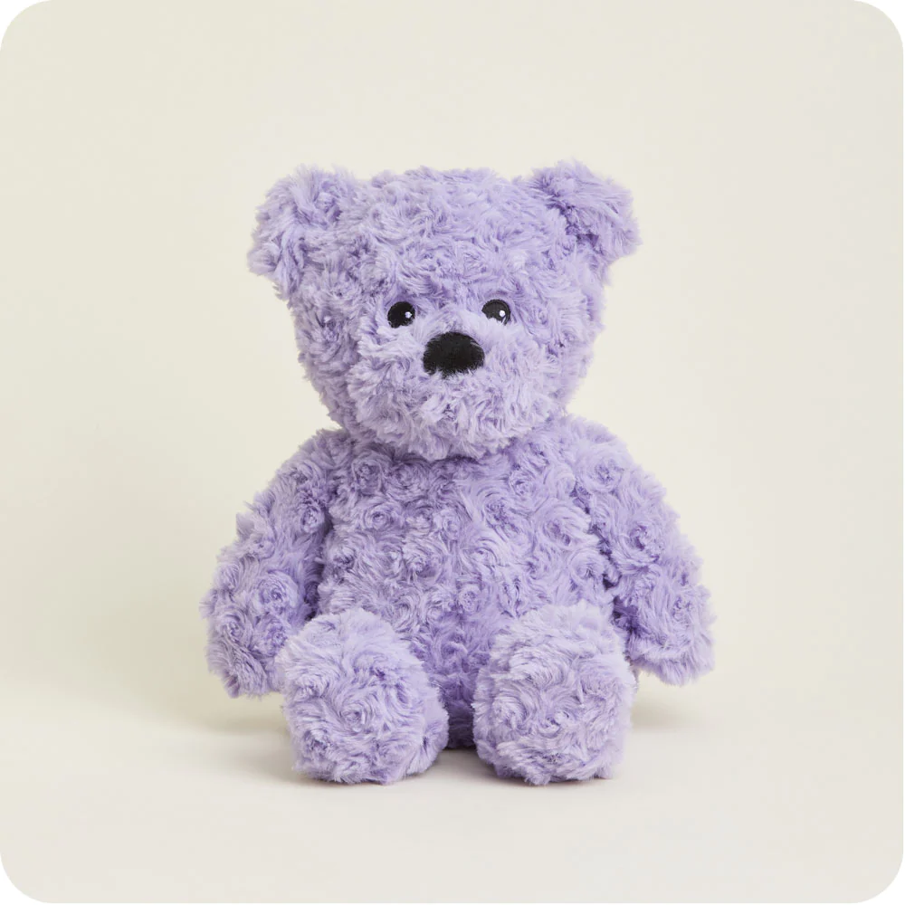 Warmies Purple Curly Bear Warmies
