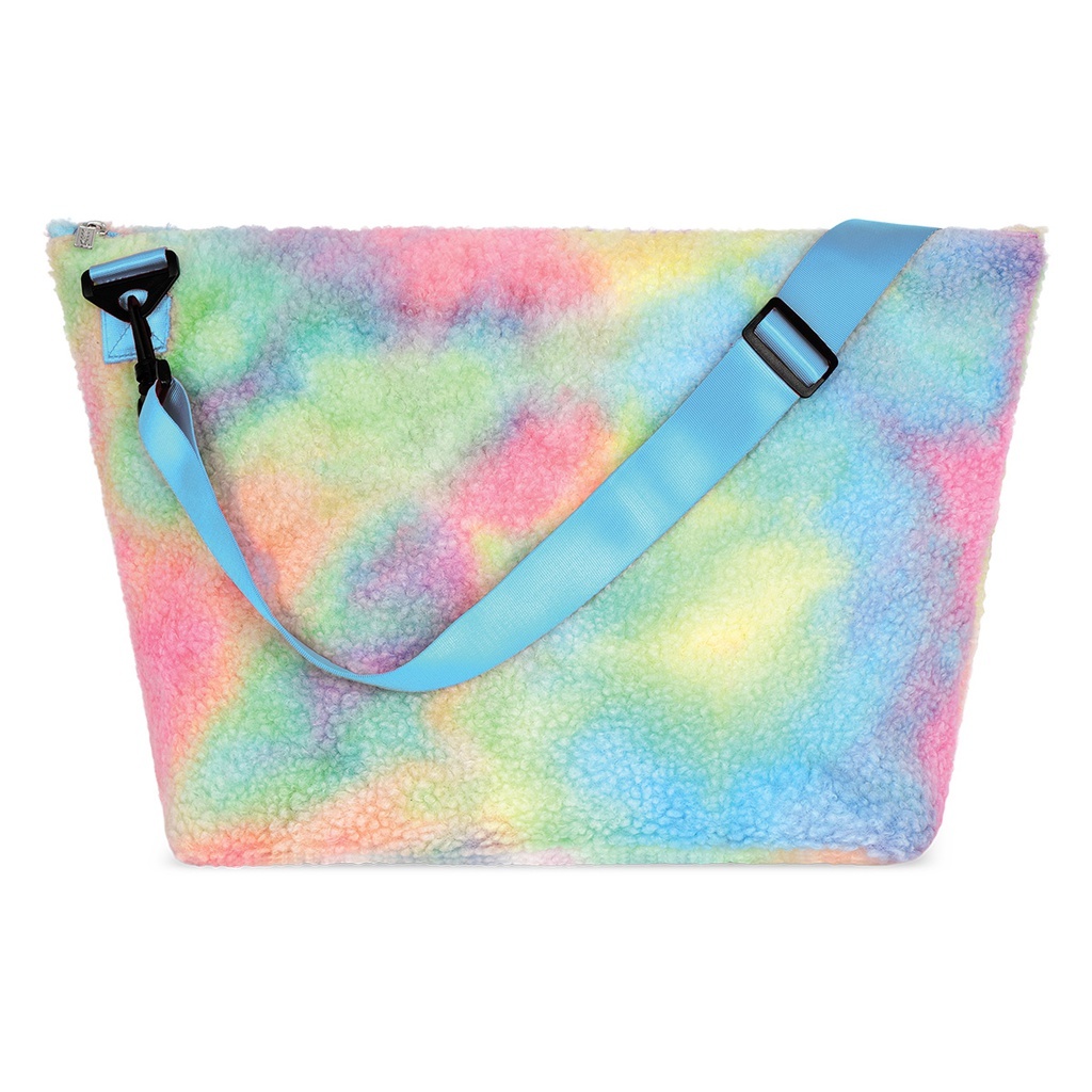Iscream Rainbow Sherpa Overnight Bag