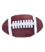 Iscream Football 3D Slow Rise Plush