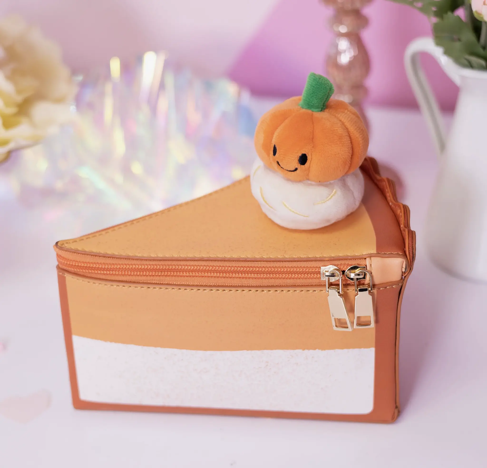 Bewaltz Piece of Pie Slice Handbag-Pumpkin Spice