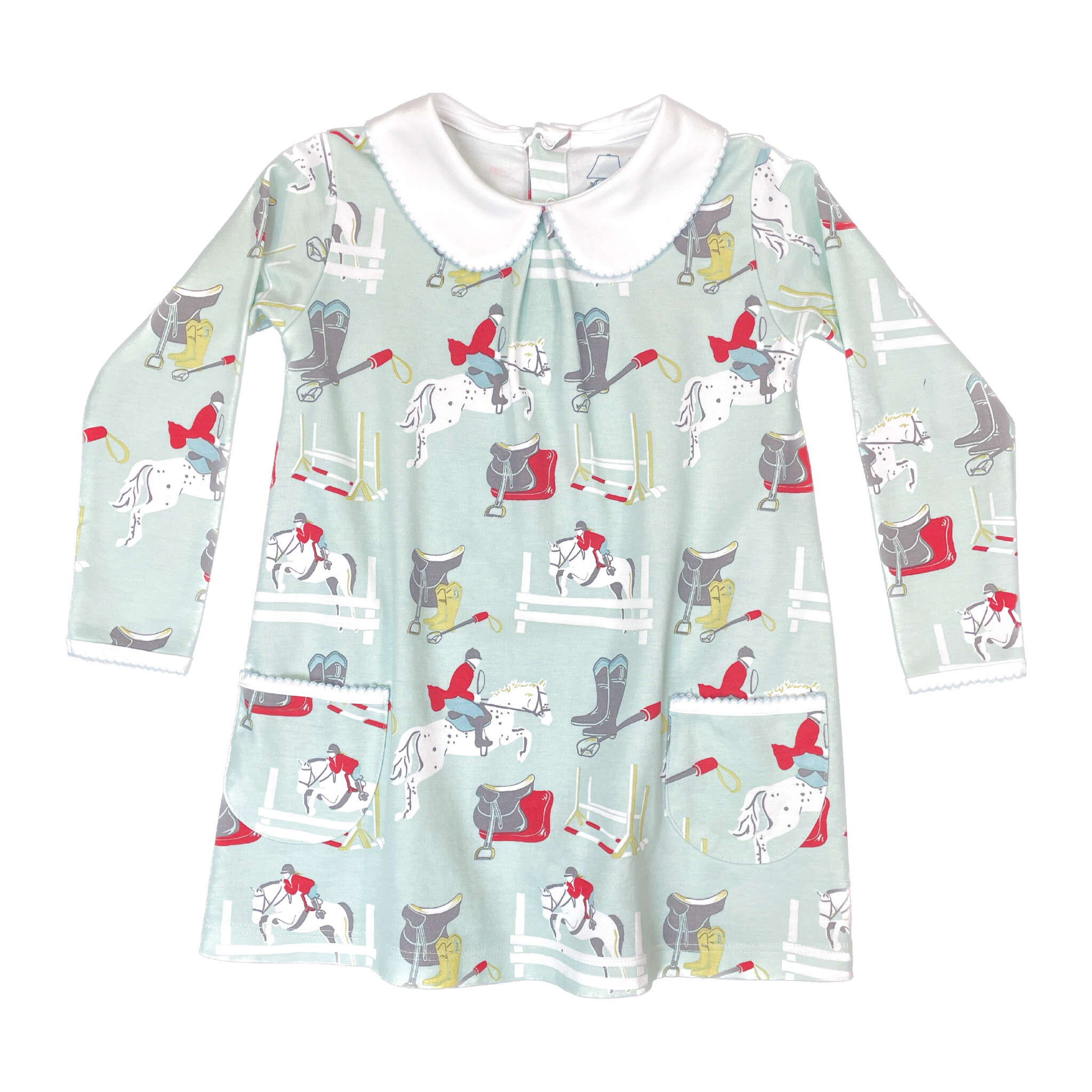 Heyward House Equestrian Pocket Twirl Dress