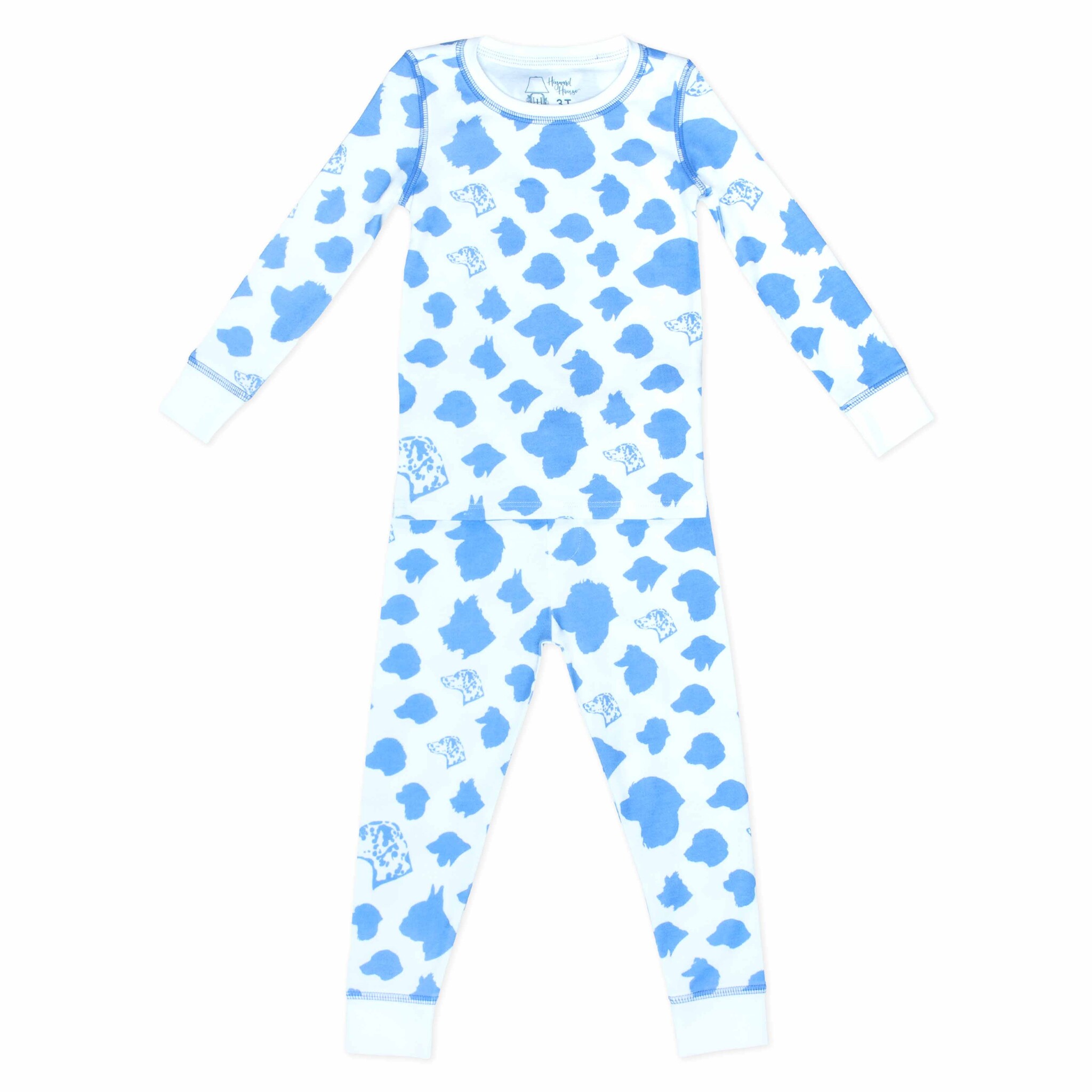 Heyward House Blue Dogs 2-Piece PJ Set Heyward House Blue Dogs 2-Piece PJ Set
