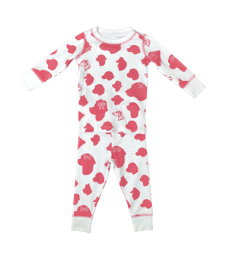 Heyward House Pink Dogs 2-Piece PJ Set