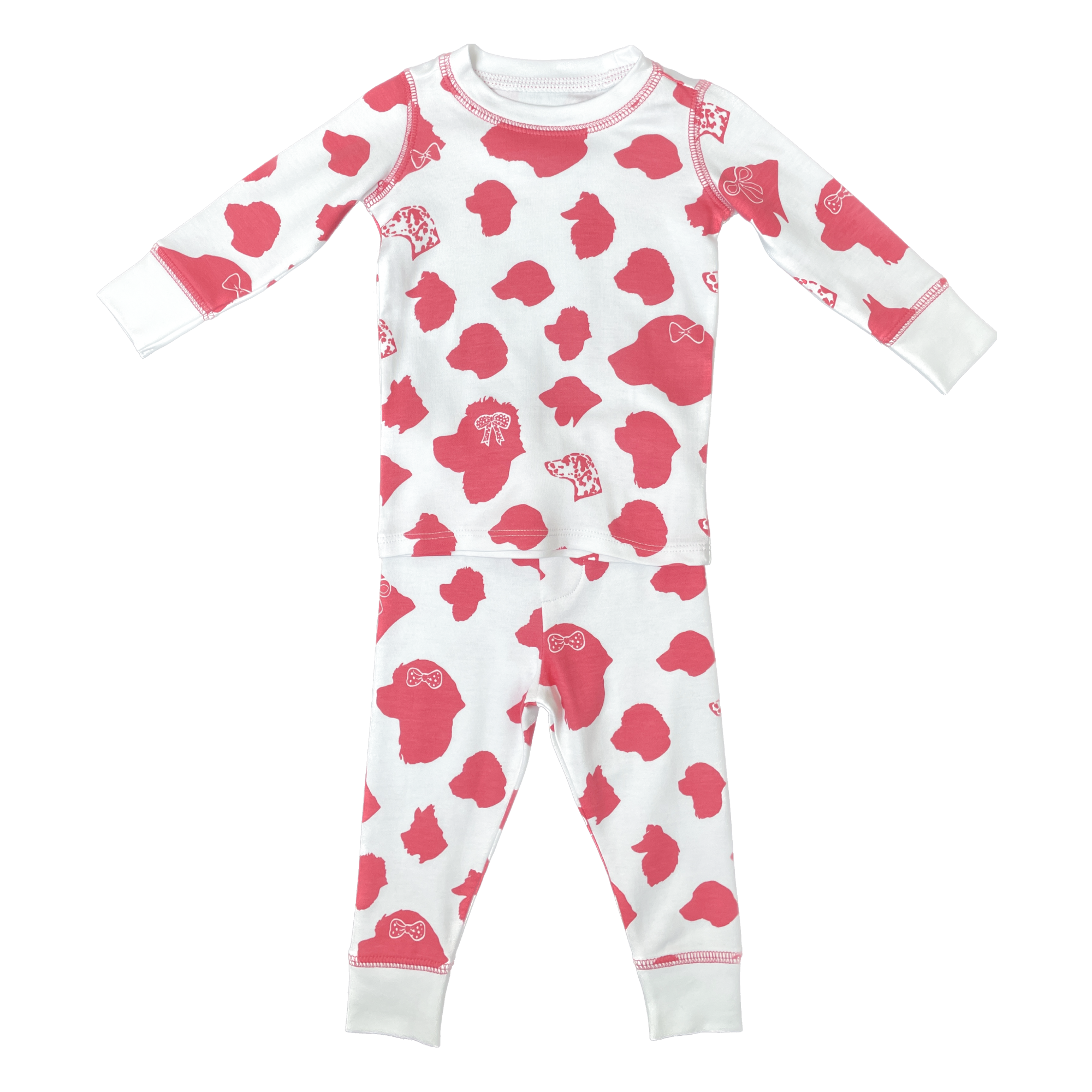 Heyward House Pink Dogs 2-Piece PJ Set Heyward House Pink Dogs 2-Piece PJ Set
