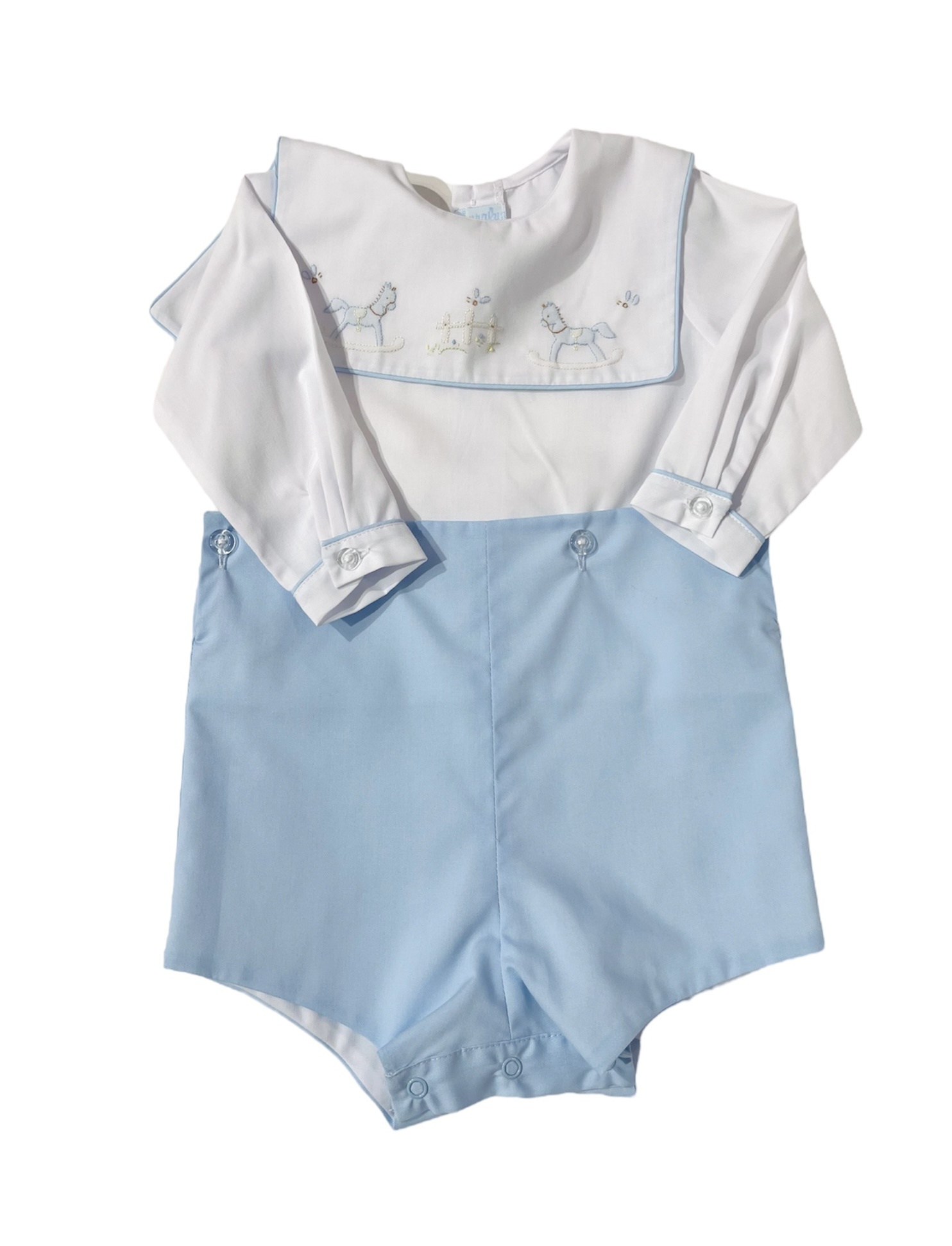 Auraluz Blue Rocking Horse Boy Suit