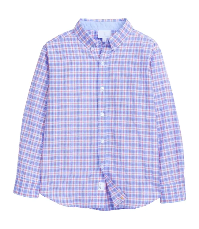 Little English Button Down Shirt-Paddington Plaid