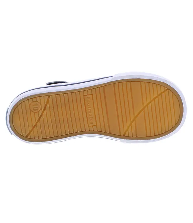 Footmates Navy Leather Drew Shoe