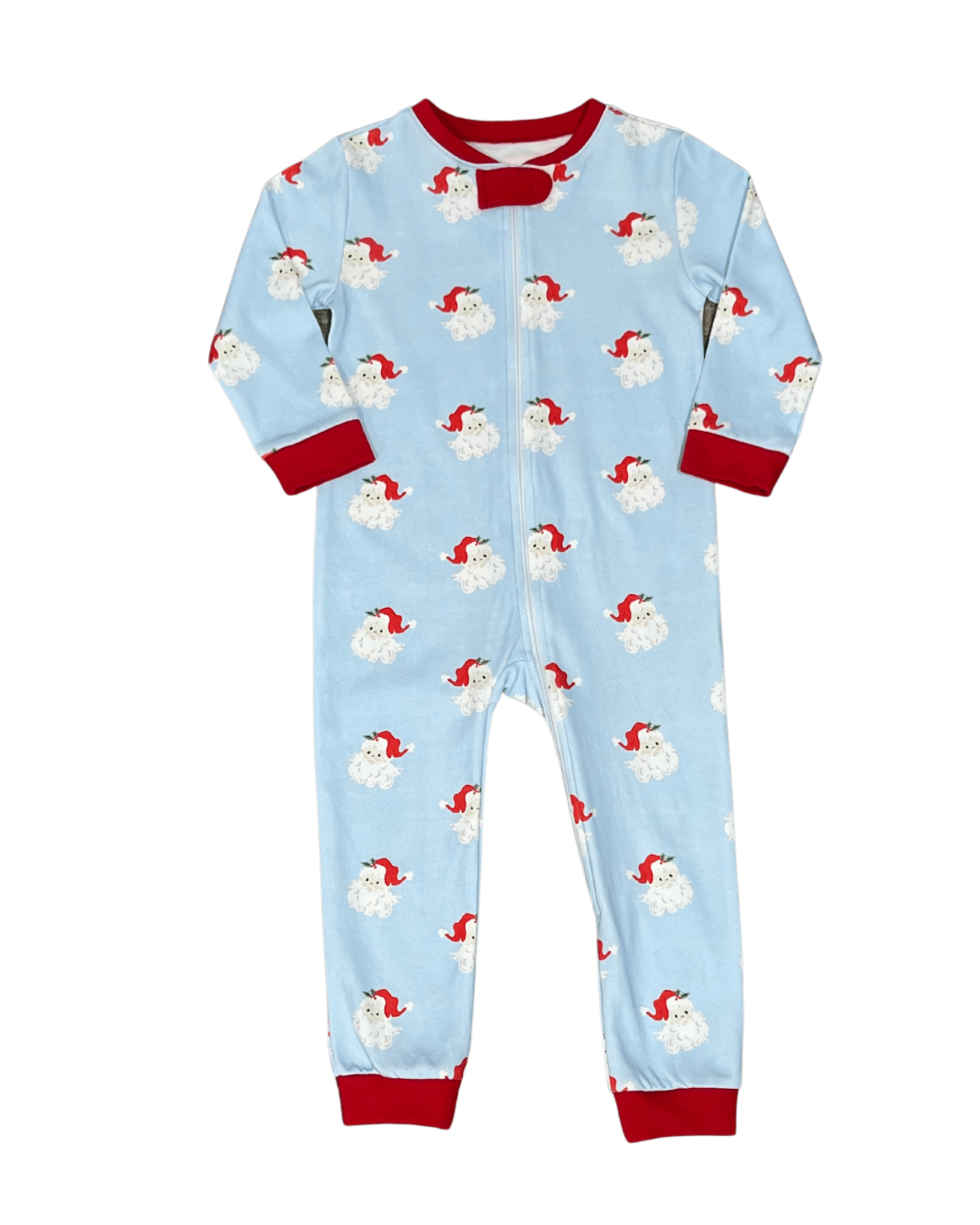 James and Lottie One Piece Zip Up Santa Jammies-Boy