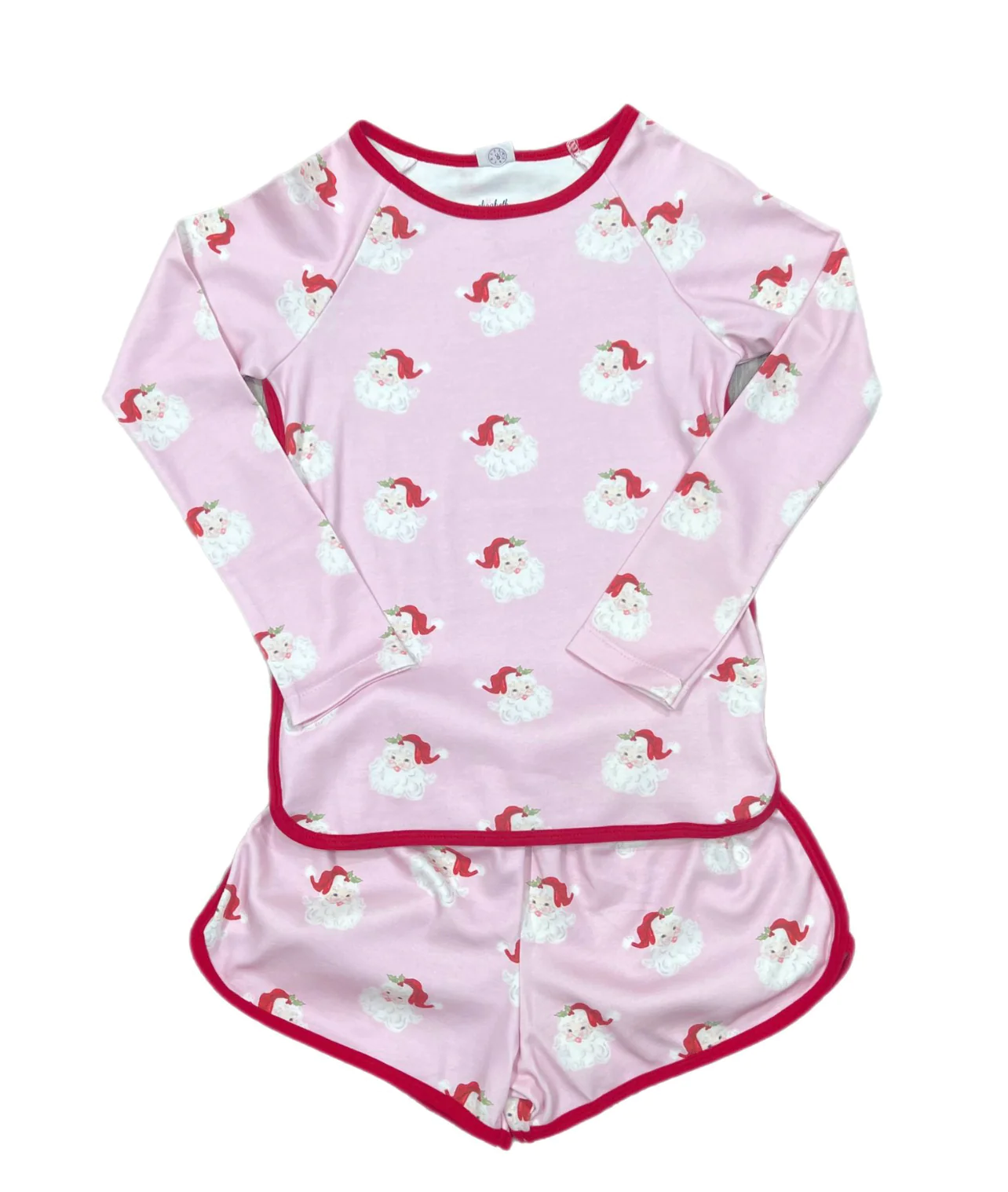James and Lottie Santa L/S Short Set James and Lottie Santa L/S Short Set