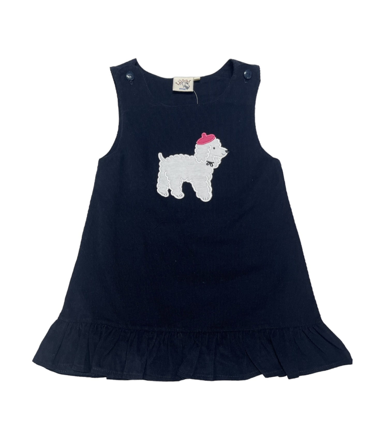 Luigi Navy Poodle w/Beret Jumper