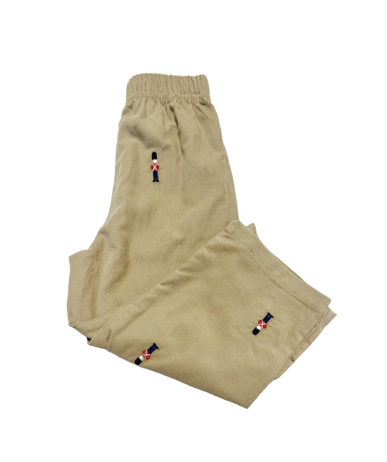 Luigi Tan Corduroy Pant w/Toy Soldiers