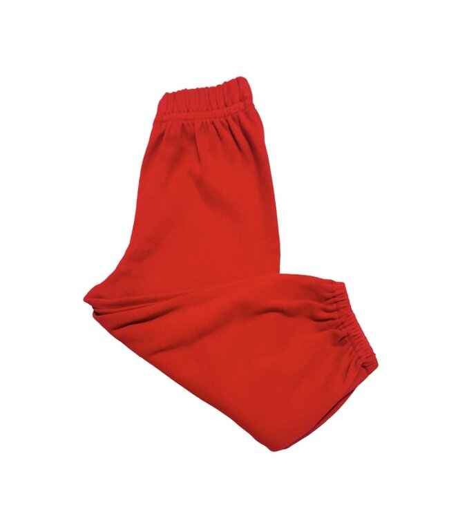 Red Jersey Pant w/Elastic Bottom