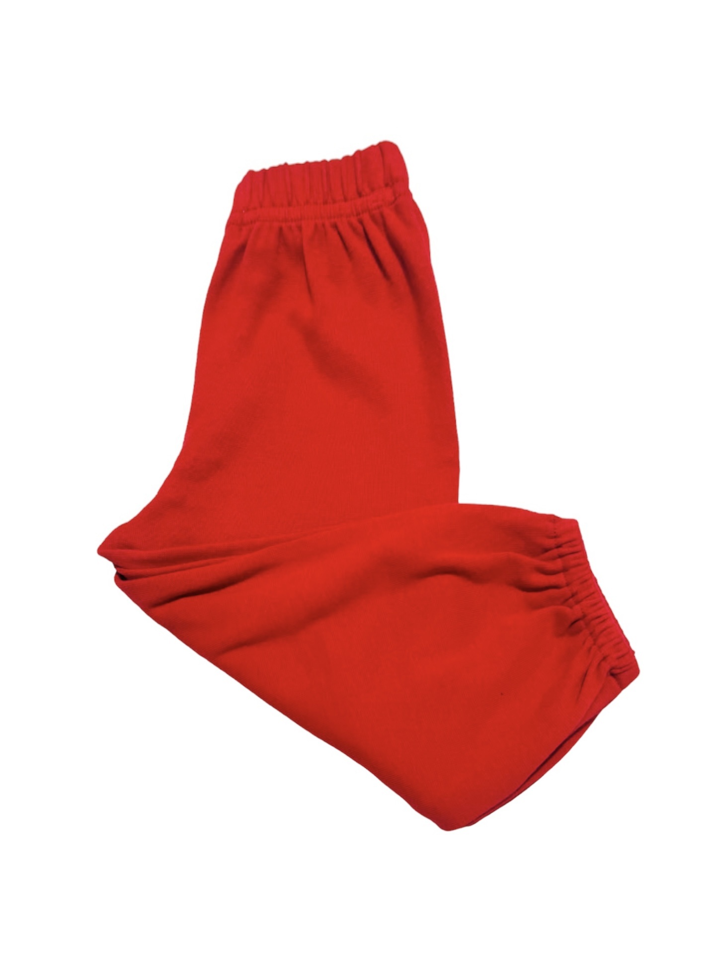 Luigi Red Jersey Pant w/Elastic Bottom