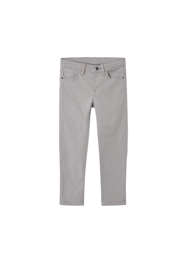 Mayoral Gray 5 Pocket Slim Fit Pant