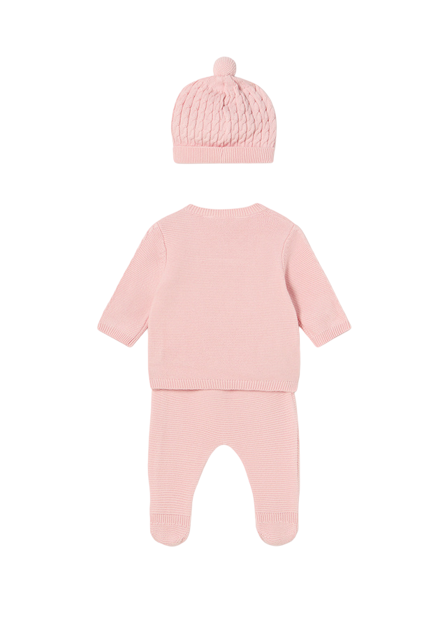Mayoral Baby Rose Leg Warmer and Hat Set