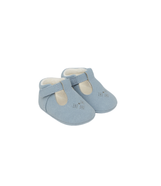 Blue Snow Baby Shoes