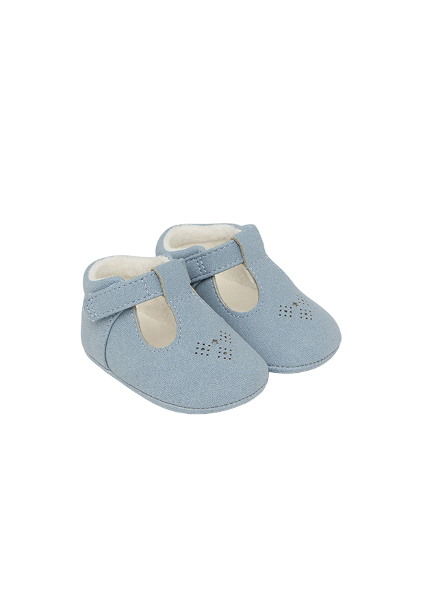 Mayoral Blue Snow Baby Shoes