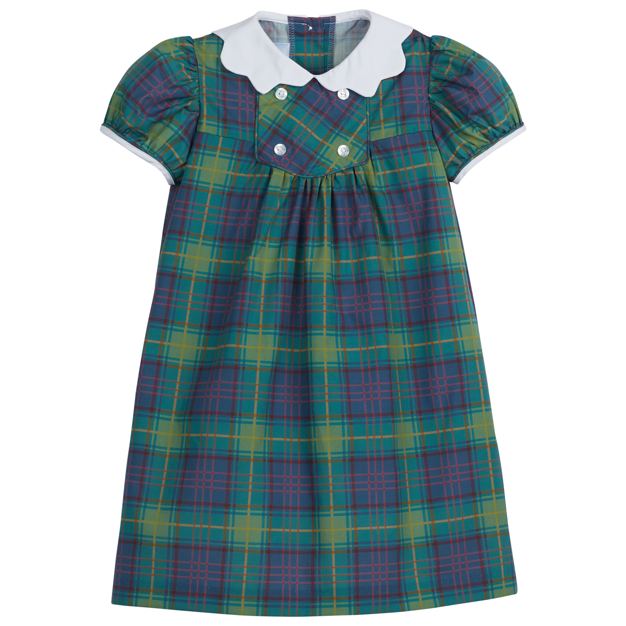 Little English Fallon Dress-Ashford Tartan