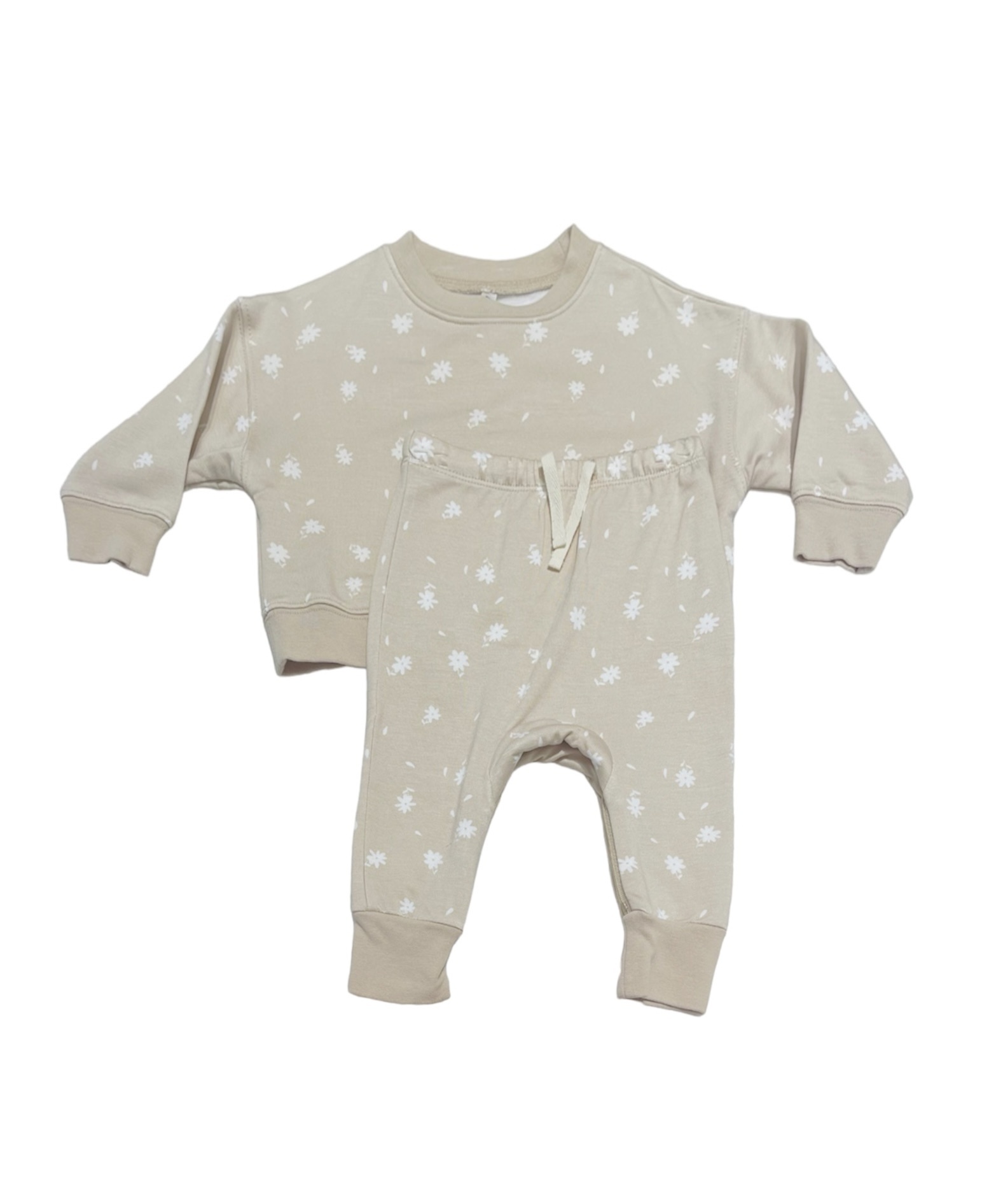 gunamuna Daywear 2 pc Set Petal Blush 9-12m