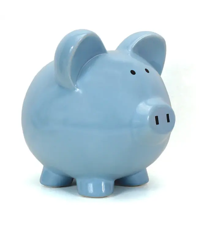 Child to Cherish Blue Big Ear Pig Bank