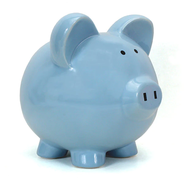 Child to Cherish Blue Big Ear Pig Bank