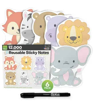 Stickies 6 Pack Baby Animals